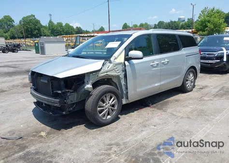 2016 Kia Sedona Lx из США, поврежденный, VIN KNDMB5C10G6091923